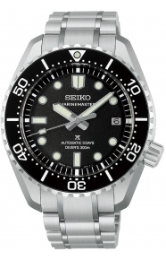 Seiko Prospex Marinemaster 1968 Heritage ∅42,6 mm - 300M, Esfera negra, brazalete de acero