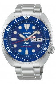 Seiko Prospex Diver Mecánico PADI 60º An. E.L ∅45 mm - 200M, Esfera verde, brazalete de acero, Edición Limitada
