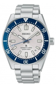 Seiko Prospex Diver's 1965 Heritage 145º E.L. ∅42 mm - 300M, Esfera blanca plateada, brazalete de acero