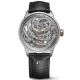 Maurice Lacroix 1975 Master Skeleton ∅43 mm - 5 ATM, Esfera gris, correa de piel negra