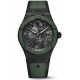 Maurice Lacroix Aikon-IC Frozen Carbon ∅43 mm - 10 ATM, Esfera negra y verde, titanio, caucho.