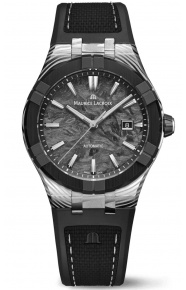 Maurice Lacroix Aikon-IC Frozen Carbon ∅43 mm - 10 ATM, Esfera negra, caucho.