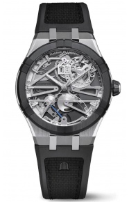 Maurice Lacroix Aikon-IC Master Grand Date Retrograde ∅43 mm - 10 ATM, Esfera gris, caucho.