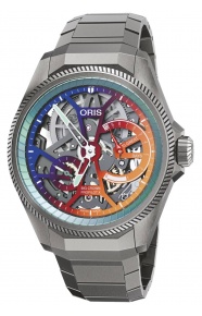 Oris ProPilot X Gonzo Edition 100 M - ∅44 mm, Esfera esqueleto, brazalete de titanio