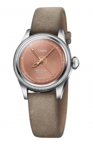 Oris Big Crown Pointer Date ∅29 mm - 5 BAR, Esfera rosa, correa de piel