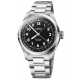 Oris Big Crown Pointer Date ∅40 mm - 20 BAR, Esfera negra, brazalete de acero