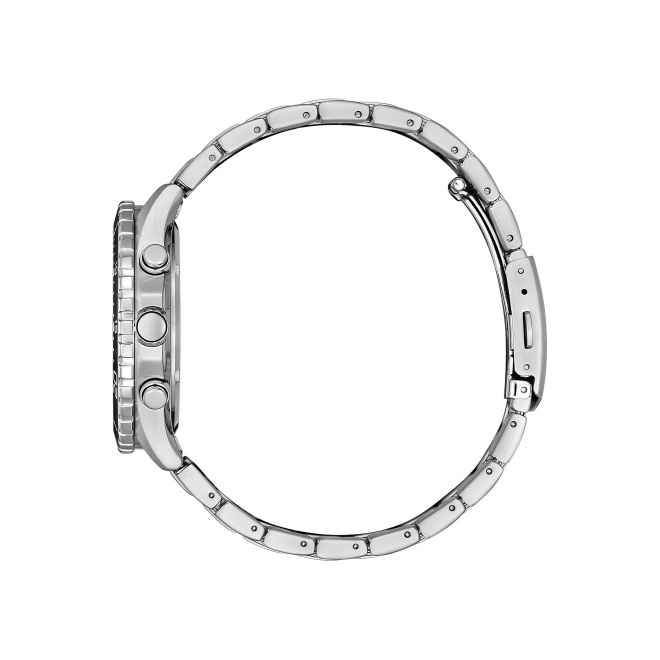 Citizen Chrono Sporty-Aqua ∅43 mm - 10 ATM, Esfera azul, brazalete de acero