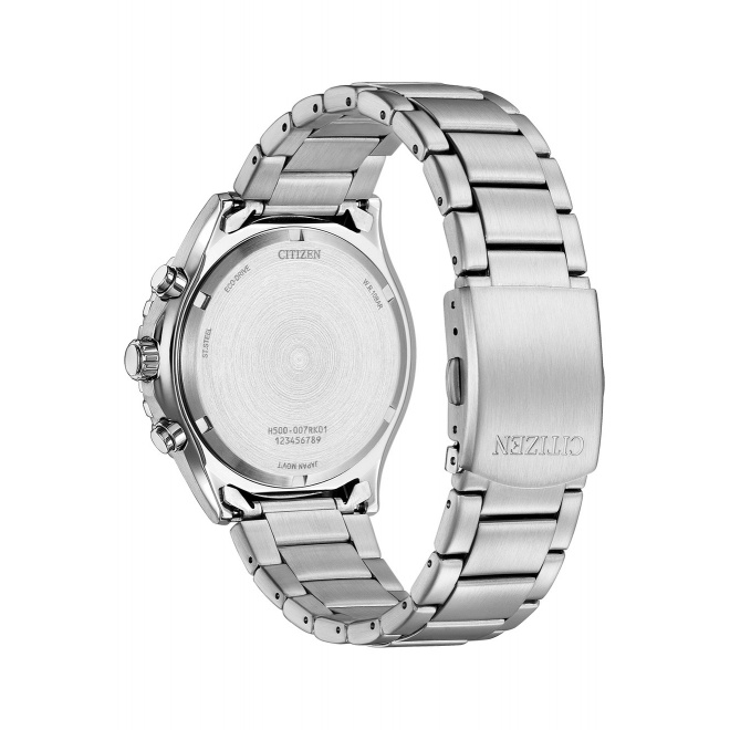 Citizen Chrono Sporty-Aqua ∅43 mm - 10 ATM, Esfera azul, brazalete de acero