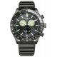 Citizen Chrono Sporty ∅43 mm - 10 ATM, Esfera negra, correa de silicona
