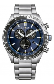 Citizen Chrono Sporty - 10 ATM, brazalete de acero