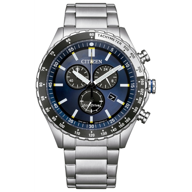 Citizen Chrono Sporty - 10 ATM, brazalete de acero