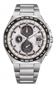Citizen H800 Super Titanium ∅43,5 mm - 10 ATM, Esfera plateada, brazalete de super titanium TIC