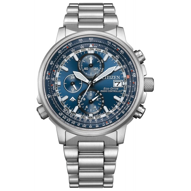 Citizen H800 Acero ∅41 mm - 20 ATM, Esfera azul, brazalete de acero