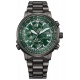 Citizen H800 Acero ∅41 mm - 20 ATM, Esfera verde, brazalete de acero