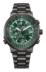 Citizen H800 Acero ∅41 mm - 20 ATM, Esfera verde, brazalete de acero