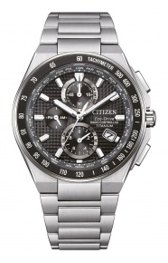 Citizen H804 Super Titanium ∅40,5 mm - 10 ATM, Esfera negra, brazalete de super titanium TIC