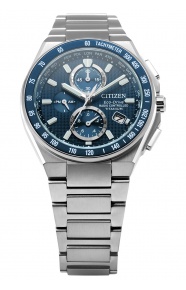 Citizen H804 Super Titanium ∅40,5 mm - 10 ATM, Esfera azul, brazalete de super titanium TIC