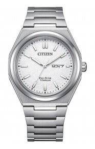 Citizen Super Titanium AW0130 - 10 ATM, brazalete de super titanium