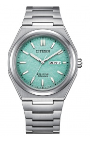 Citizen Super Titanium AW0130 - 10 ATM, brazalete de super titanium
