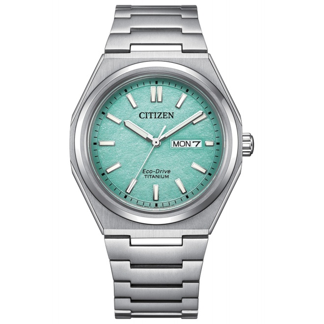 Citizen Super Titanium AW0130 - 10 ATM, brazalete de super titanium
