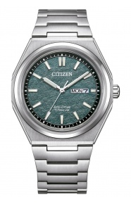 Citizen Super Titanium AW0130 - 10 ATM, brazalete de super titanium