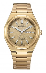 Citizen Super Titanium AW0130 - 10 ATM, brazalete de super titanium