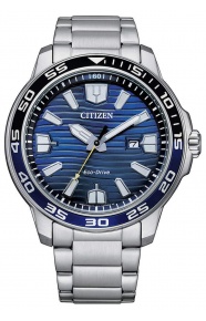 Citizen Marine Sport - 10 ATM, brazalete de acero