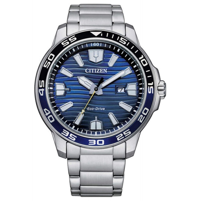 Citizen Marine Sport - 10 ATM, brazalete de acero