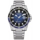 Citizen Marine 1810 ∅41,5 mm - 10 ATM, Esfera azul, brazalete de acero