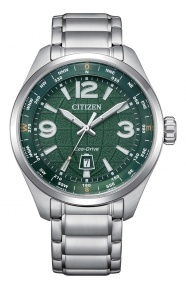 Citizen Pilot Traveler - 10 ATM, brazalete de acero