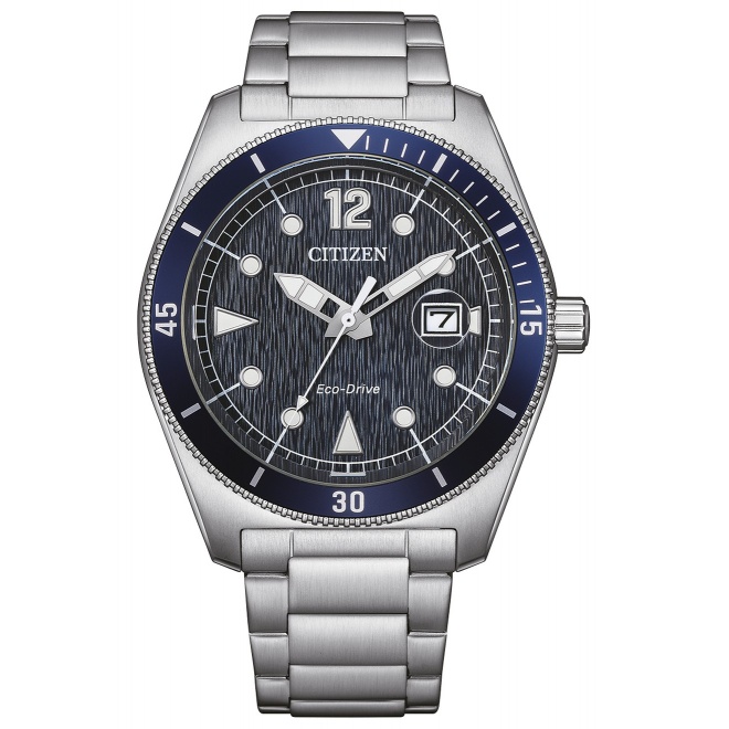 Citizen Marine 188 ∅43 mm - 10 ATM, Esfera azul, brazalete de acero