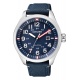 Citizen Caballero 3 agujas ∅42,6 mm - 10 ATM, Esfera azul, correa de nylon pespunteada estilo militar