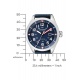Citizen Caballero 3 agujas ∅42,6 mm - 10 ATM, Esfera azul, correa de nylon pespunteada estilo militar