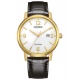 Citizen Eco Drive Pair ∅40 mm - 3 ATM, Esfera blanca, correa de piel
