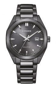 Citizen Unisex ∅38 mm - 10 ATM, Esfera gris, brazalete de acero