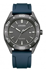 Citizen Active Sport - 10 ATM, correa de silicona azul