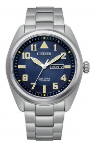 Citizen Hombre SuperTitanio 8561 - 10 ATM, brazalete de super titanium