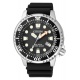 Citizen Diver’s Eco Drive ∅44 mm - 20 ATM, Esfera negra, correa de caucho