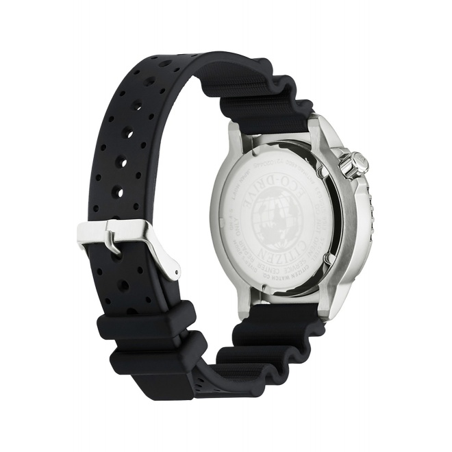 Citizen Diver’s Eco Drive ∅44 mm - 20 ATM, Esfera negra, correa de caucho