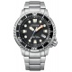 Citizen Diver’s Eco Drive - 20 ATM, brazalete de acero