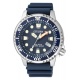 Citizen Diver’s Eco Drive ∅44 mm - 20 ATM, Esfera azul, correa de caucho