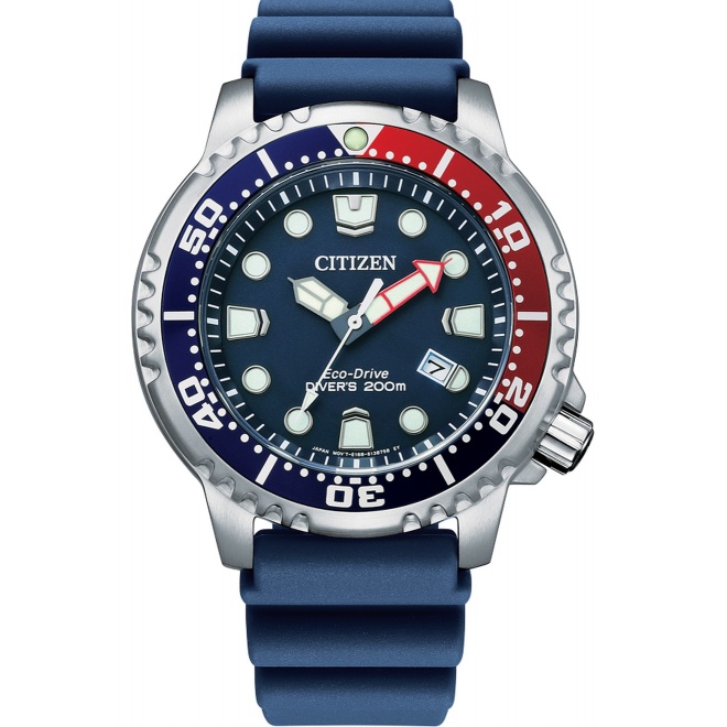 Citizen Diver’s Eco Drive - 20 ATM, correa de caucho