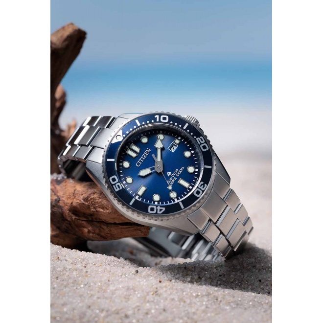 Citizen Diver’s Eco Drive BN026 ∅40,55 mm - 20 ATM, Esfera azul, brazalete de acero