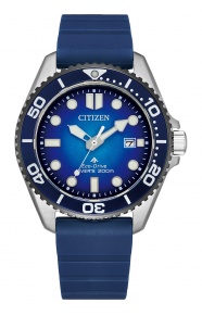 Citizen Diver’s Eco Drive ∅40,55 mm - 20 ATM, Esfera azul, correa de poliuretano