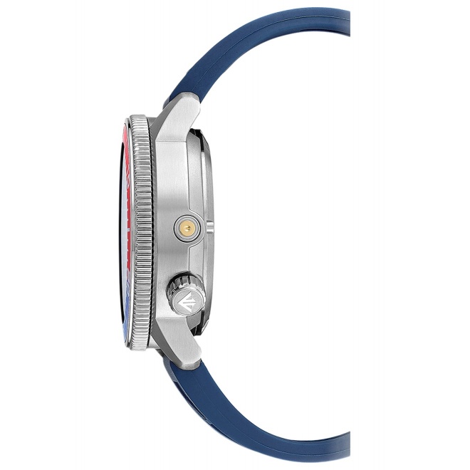 Citizen Aqualand Eco-Drive ∅46,5 mm - 20 ATM, Esfera azul, correa de caucho + brazalete de prolongador