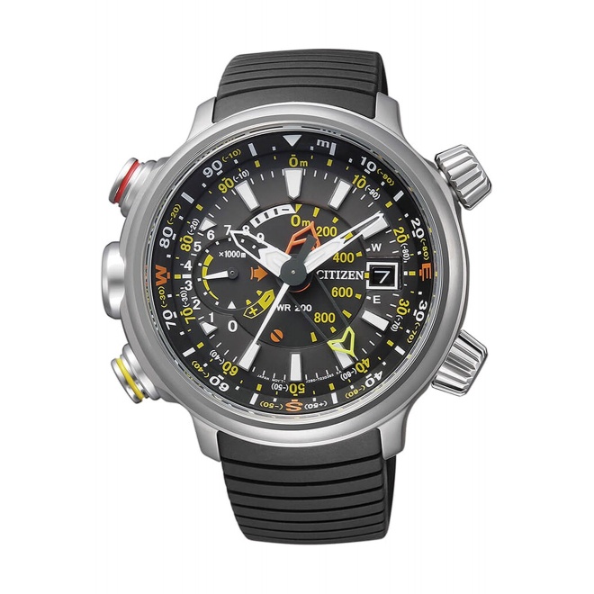 Citizen Altichron Eco Drive Super Titanium - 20 ATM, correa de poliuretano liquid rubber