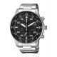 Citizen Aviator Crono - 10 ATM, brazalete de acero