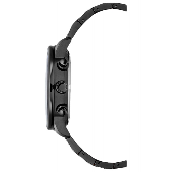 Citizen Aviator Crono ∅44 mm - 10 ATM, Esfera negra, brazalete de acero IP black