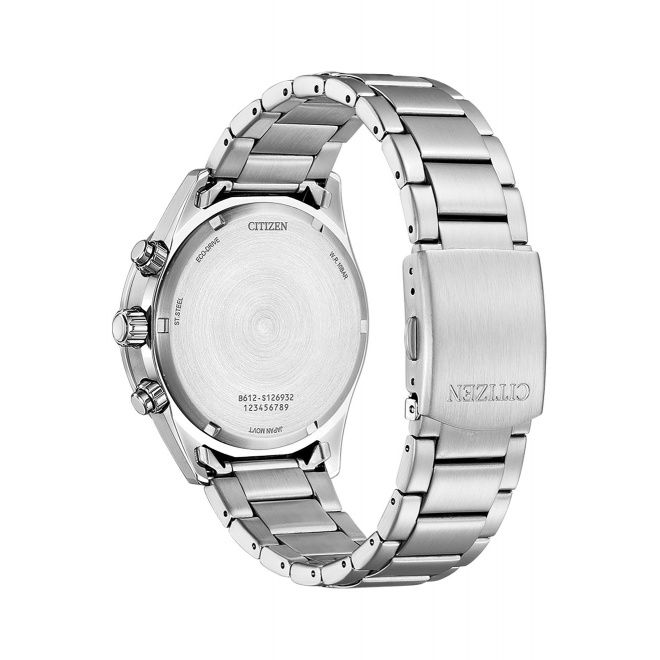 Citizen Urban Crono ∅43 mm - 10 ATM, Esfera verde, brazalete de acero
