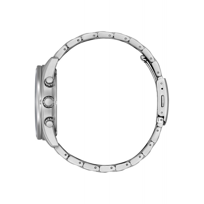 Citizen Urban Crono ∅43 mm - 10 ATM, Esfera verde, brazalete de acero